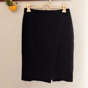LOFT Classic Black Pencil Skirt